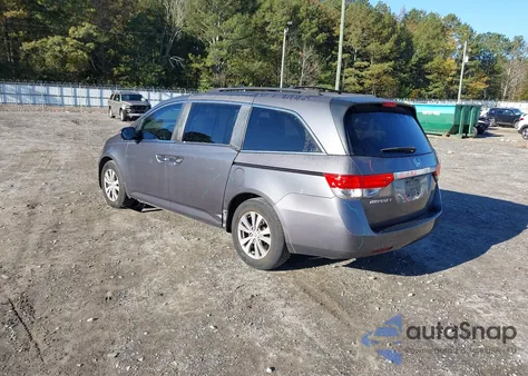 2014 Honda Odyssey Ex z USA, uszkodzony, nr VIN 5FNRL5H42EB008564